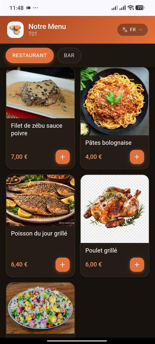 Restaurant — Commande mobile (1)